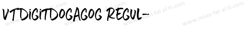 VTDigitDogAgog Regul字体转换